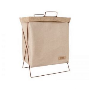 Cesto Ropa Plegable Crudo