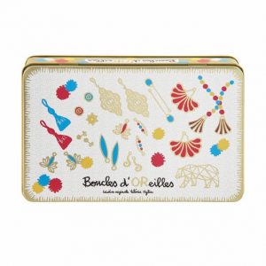 Caja Metal Para Guardar Complementos, Pendientes