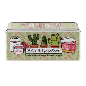 Caja Metal Para Depilación