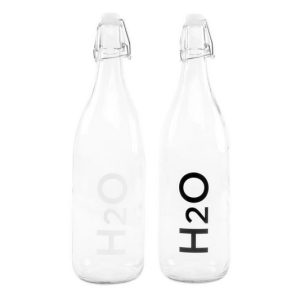 Botella Cristal H2O